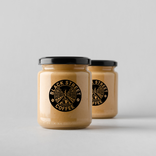 Yellow and Grey Classic Refined Peanut Butter Product Features Instagram Post
